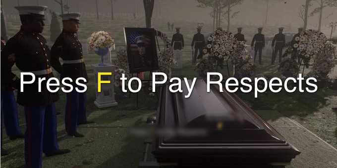 Press F Pay Respect GIF - Press F Pay Respect Coffin - Discover