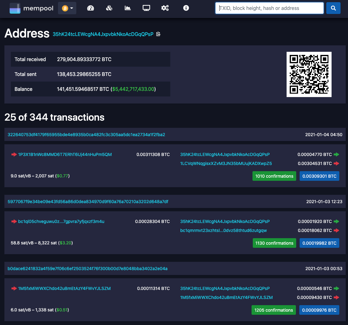How to display receive addresses bitcoin core