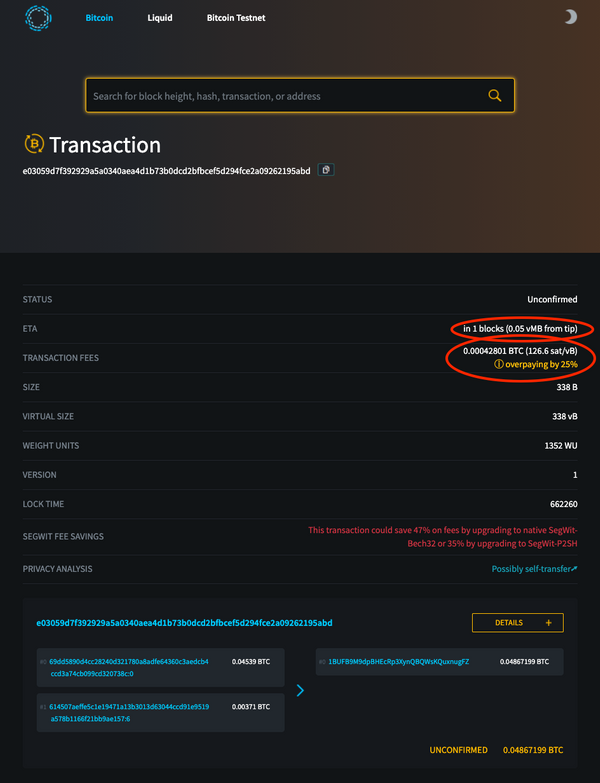 bitcoin stuck transactions